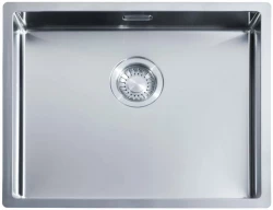 ABK Bingara nerezový drez extra plytký 10 cm pre osoby so zdravotným postihnutím, montáž na úroveň pracovnej dosky, montáž pod pracovnú dosku a montáž na pracovnú dosku BIN5010FVI