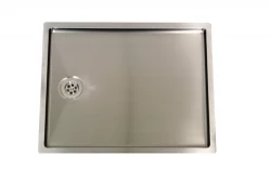 ABK Bingara nerezová odkvapkávacia plocha na umývanie riadu 52x40cm plochá montáž BIN52FVI