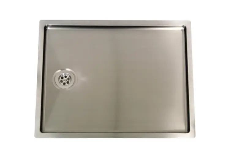 ABK Bingara nerezová odkvapkávacia plocha na umývanie riadu 52x40cm plochá montáž BIN52FVI