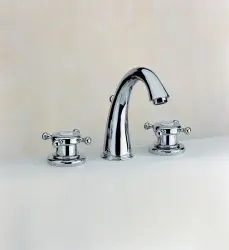 Huber Victorian 3-otvorová termostatická umývadlová batéria nerezová oceľ VTT710102A
