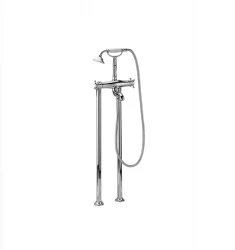 Huber Victorian Stojaca Termostatická Vaňová Batéria s Sprchovou Súpravou Bronz VTT3901027