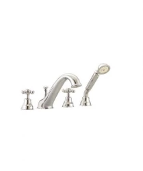 Cisal Arcana Keramická 4-otvorová vaňová batéria na montáž na okraj vane 3/4" Bronz AC00026427