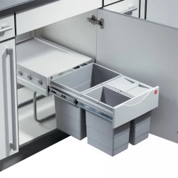 Hailo Tandem S 3 Odpadkový kôš 1x18+2x8,5 ltr 1153449232