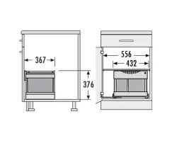 Hailo Tandem S 2 Plus 2 odpadkové koše 1153449242