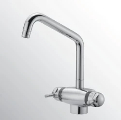 Huber Clinic Plus termostatická kuchynská batéria chróm CPT6501021