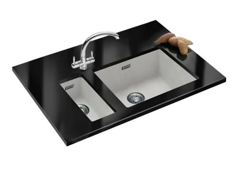 Franke Sirius 2 S2D 110.16 plastový malý biely drez 16x41cm spodná montáž 125.0252.233