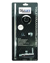 Blusani súprava na pripojenie toaletného kohútika chróm BT01101