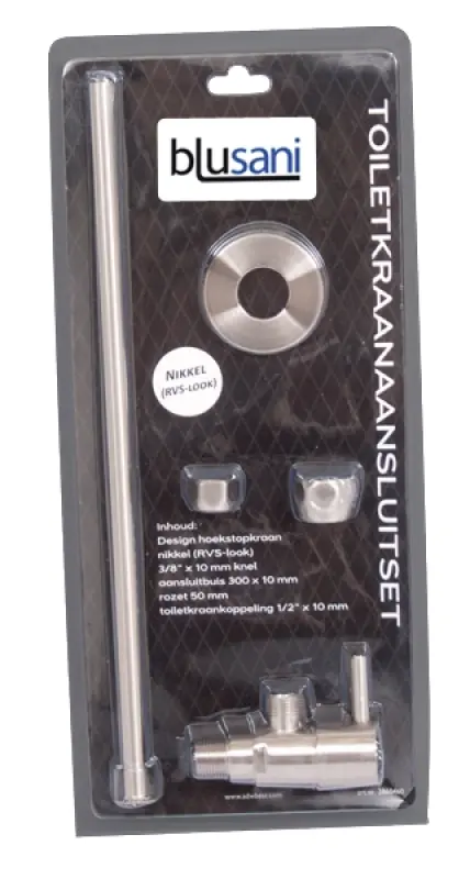 Blusani súprava na pripojenie k toaletnej batérii vzhľad nehrdzavejúcej ocele BT01102