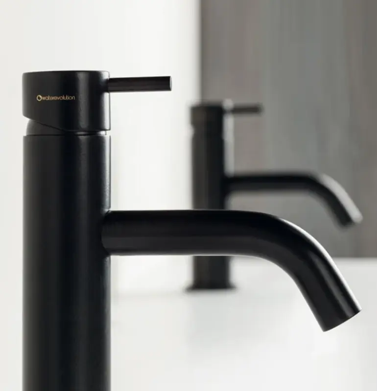 Waterevolution Flow umývadlová batéria matná čierna T110PR