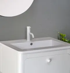 Waterevolution Flow umývadlová batéria matná biela T110BR