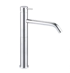 Waterevolution Flow umývadlová batéria s vysokým výtokom pre umývadlové misy vrátane click plug chróm T11501