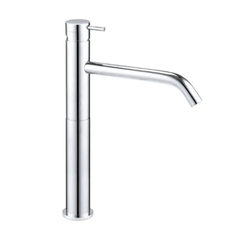 Waterevolution Flow umývadlová batéria s vysokým výtokom pre umývadlá vrátane click plug chróm T11501
