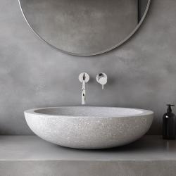 Waterevolution Flow vstavaná umývadlová batéria chróm s výtokom 25 cm T116B01-25
