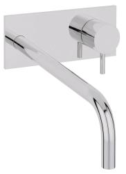 Waterevolution Flow vstavaná umývadlová batéria s krycou doskou chróm s výtokom 25 cm T1161B01-25