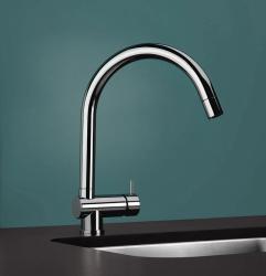 Waterevolution Flow kuchynská batéria chróm s výsuvným výtokom T15501
