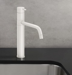 Waterevolution Flow kuchynská batéria matná biela T150BR