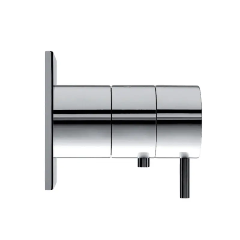 Waterevolution Flow vstavaný sprchový termostat štvorcový kryt chróm T142TB01