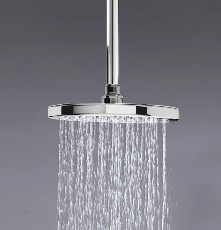 Waterevolution Flow hlavová sprcha 250 mm s pripojením na strop, chróm T164201