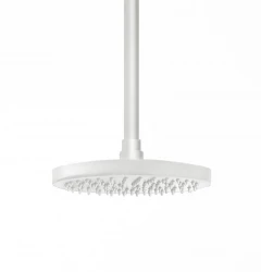 Waterevolution Flow hlavová sprcha 200 mm s montážou na strop, matná biela T1642BR