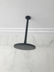 Waterevolution Flow hlavová sprcha 200mm s montážou na strop matná čierna T1642PR