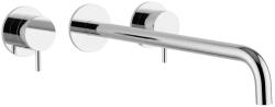 Waterevolution Flow 3-otvorová vstavaná batéria k umývadlu, chrómová, s výtokom 25 cm T1163F01-25