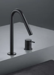 Waterevolution Flow 2-otvorová umývadlová batéria matná čierna s malým V 120 mm výtokom T1121VPR