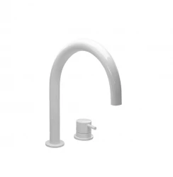 Waterevolution Flow 2-otvorová umývadlová batéria matná biela T112UBR