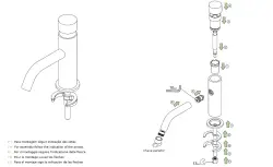 Waterevolution Flow samouzavírací chrómová fontánová batéria T110TP01