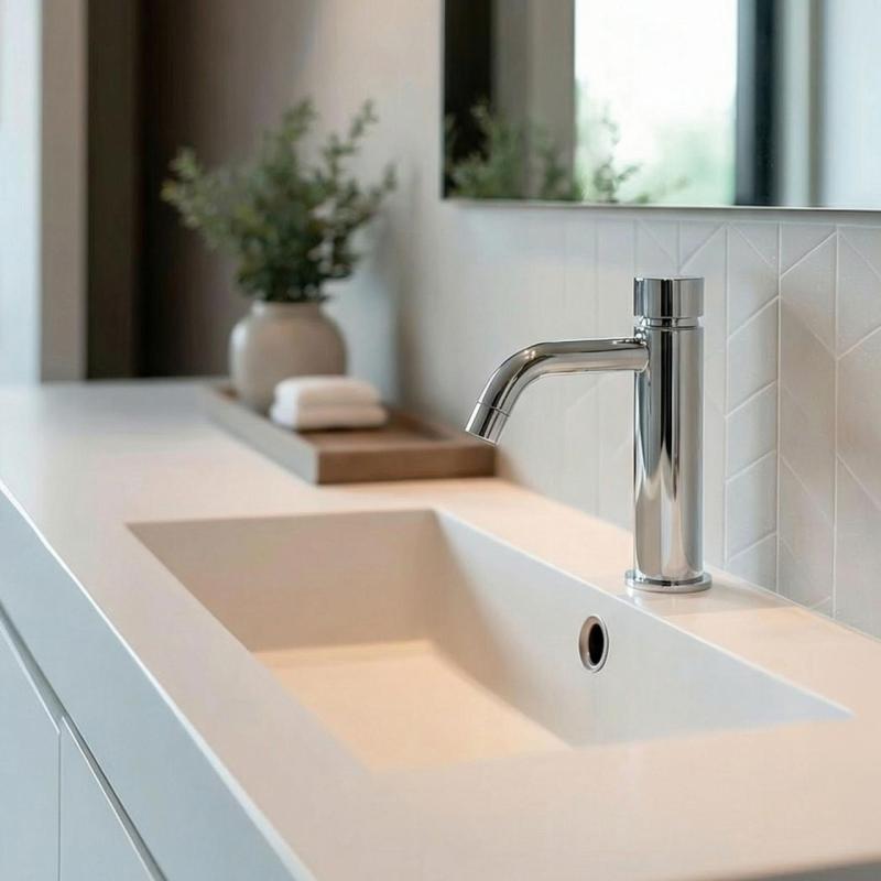 Waterevolution Flow samouzavírací chrómová fontánová batéria T110TP01