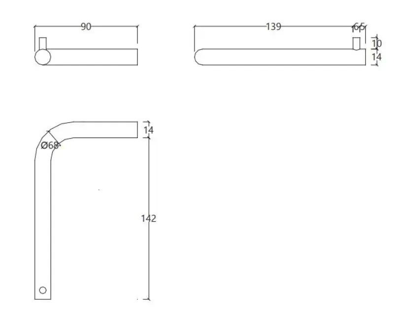 Waterevolution roll holder black A130PR