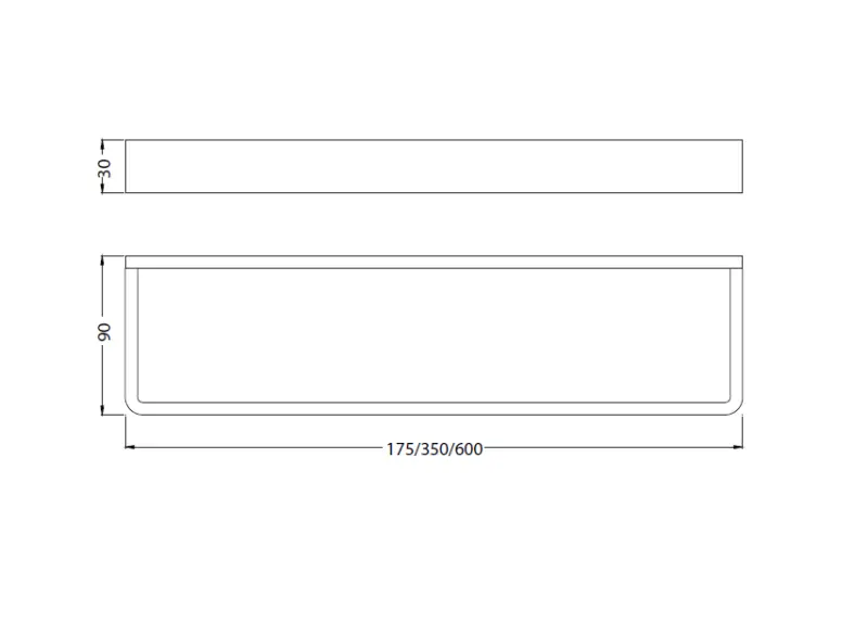 Waterevolution Deep držiak na uteráky 17,5 cm matná biela A210BR