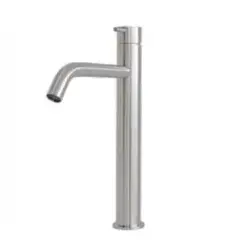Waterevolution Flow umývadlová batéria s vysokým výtokom pre umývadlá vrátane click plug, úplne z nehrdzavejúcej ocele T115IE