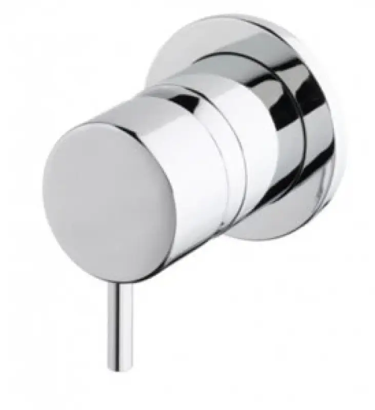 Waterevolution Flow vstavaný 3-cestný prepínač okrúhla rozeta chróm T1483S01