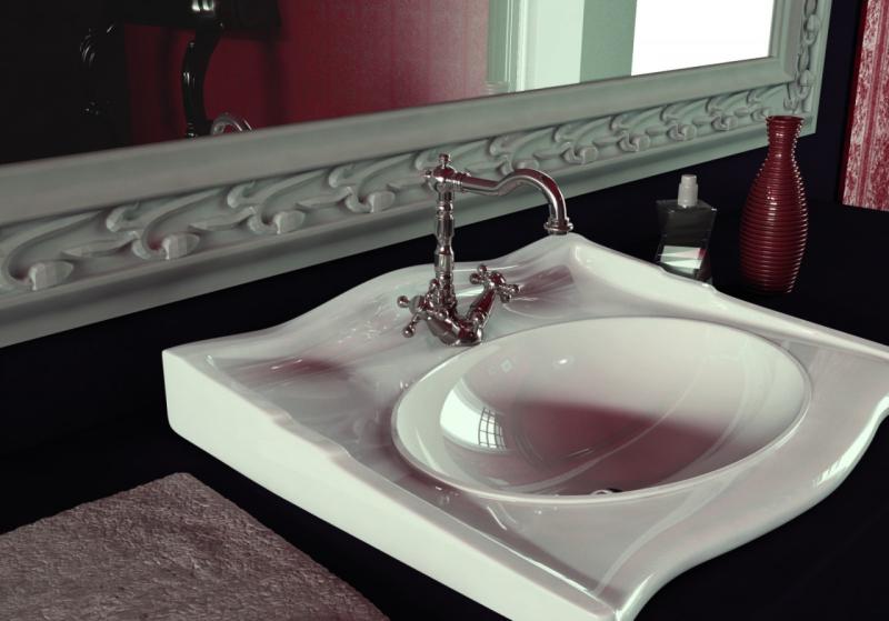 PB klasická umývadlová batéria s hviezdicovými rukoväťami, výtok 18,5 cm Bronz 1208854962