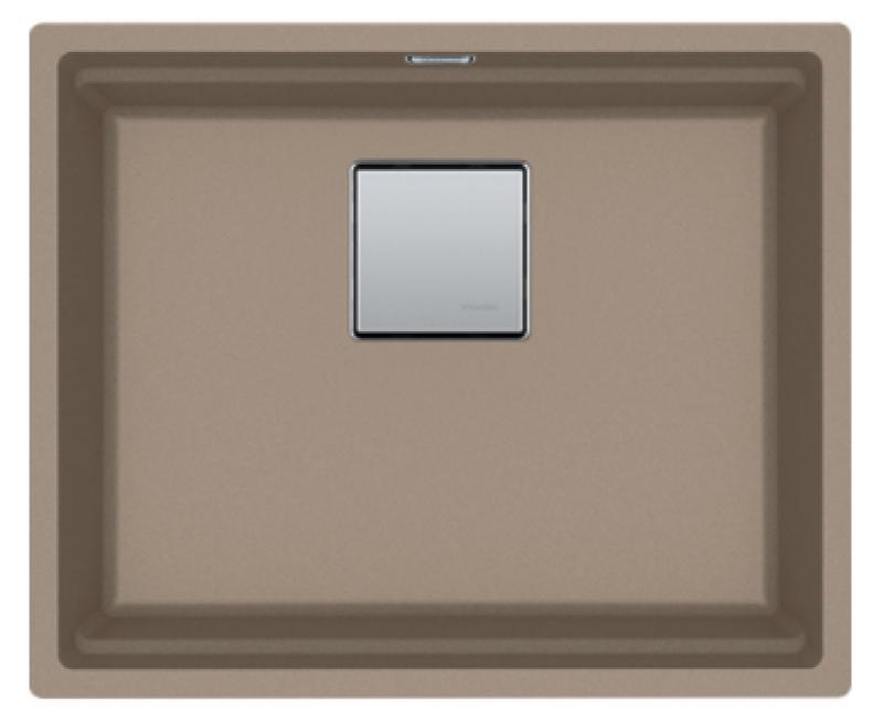 Franke Kubus KNG 110.52 drez 52x42 taupe granit podmontáž 125.0512.505