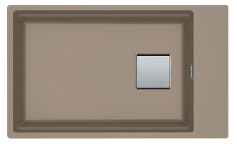 Franke Kubus KNG 110.62 drez 72x42 taupe granit na zabudovanie s otvorom pre batériu 125.0512.516