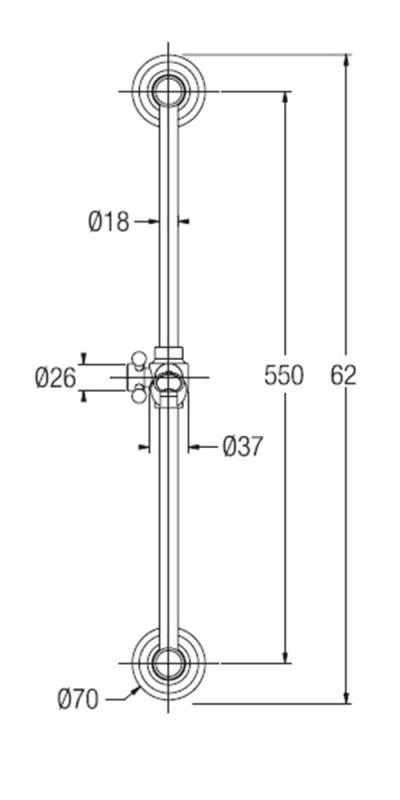 PB klasická sada s posuvnou tyčí s ručnou sprchou a sprchovou hadicou, chróm 1208899092