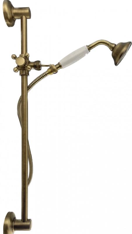PB klasická sprchová súprava s ručnou sprchou a sprchovou hadicou bronz 1208899102