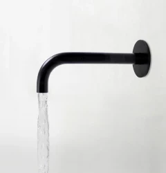 Waterevolution Flow hrubý výtok matná čierna 19cm T167119PR