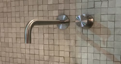 Waterevolution Flow vstavaná umývadlová batéria úplne z nehrdzavejúcej ocele T116BIEV2 s výtokom 25 cm