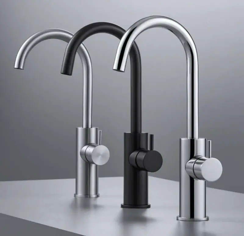 Waterevolution Flow umývadlová batéria vysoký model matná čierna T1121FUPR