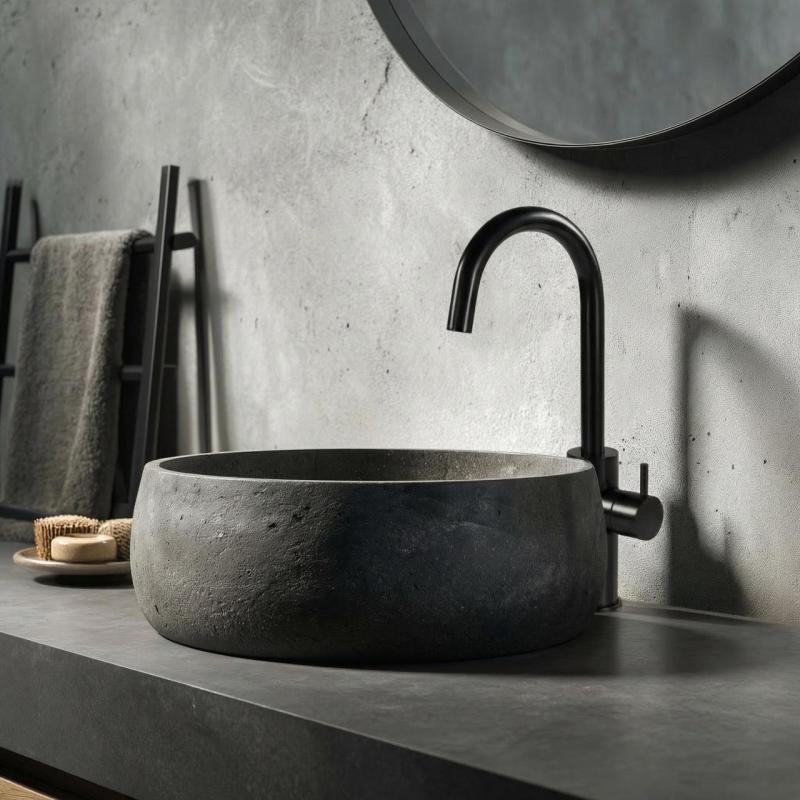 Waterevolution Flow umývadlová batéria vysoký model matná čierna T1121FUPR