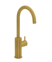 Waterevolution Flow vysoká umývadlová batéria, model z brúseného mosadzu T1121FULE