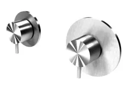 Waterevolution Flow vstavaný sprchový termostat s 1 uzatváracím ventilom úplne z nehrdzavejúcej ocele 1208920974