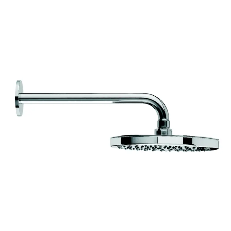 Waterevolution Flow hlavová sprcha 200 mm s pripojením na stenu, leštená meď T1641CPE