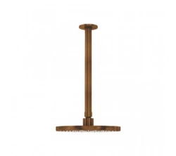 Waterevolution Flow hlavová sprcha 250 mm s pripojením na strop, kartáčovaná meď T1642CPE