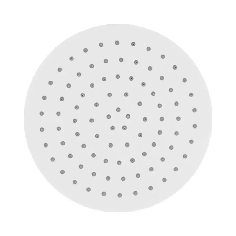 SB Rubinetterie Dažďová sprcha Eco Air úsporná hlavová sprcha 25 cm kov matná biela 1208946741