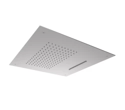 SB Square 316 Vstavaná dažďová sprcha s vodopádom 38x38cm - Nerezová oceľ 1208946994