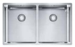 Franke Bolero plus R12 BXX 220 Dvojitý nerezový drez s plochou montážou 74x45cm 127.0455.332