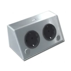 Zásuvka s 2 uzemnenými zásuvkami a USB nabíjačkou ST3900/A
